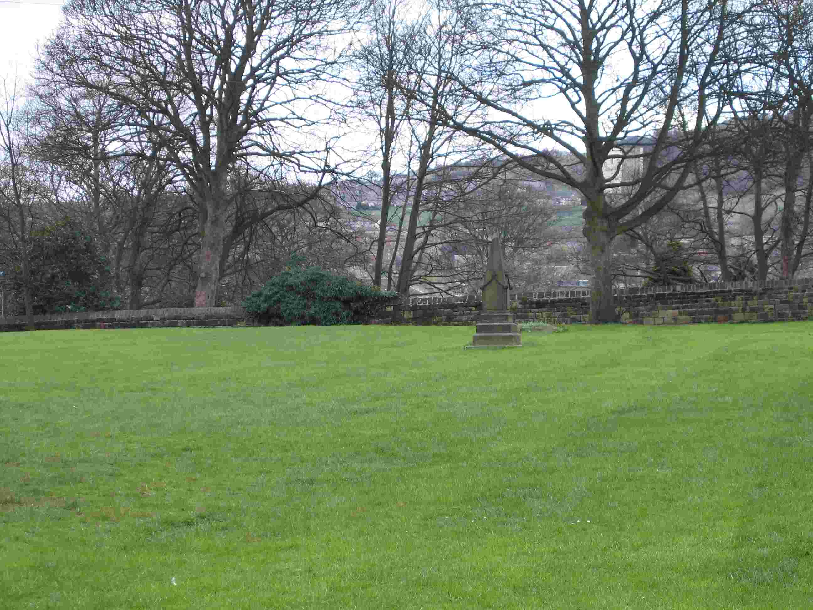 There are wide open spaces in the grounds of St Paul's Church, Shipley, Diocese of Bradford